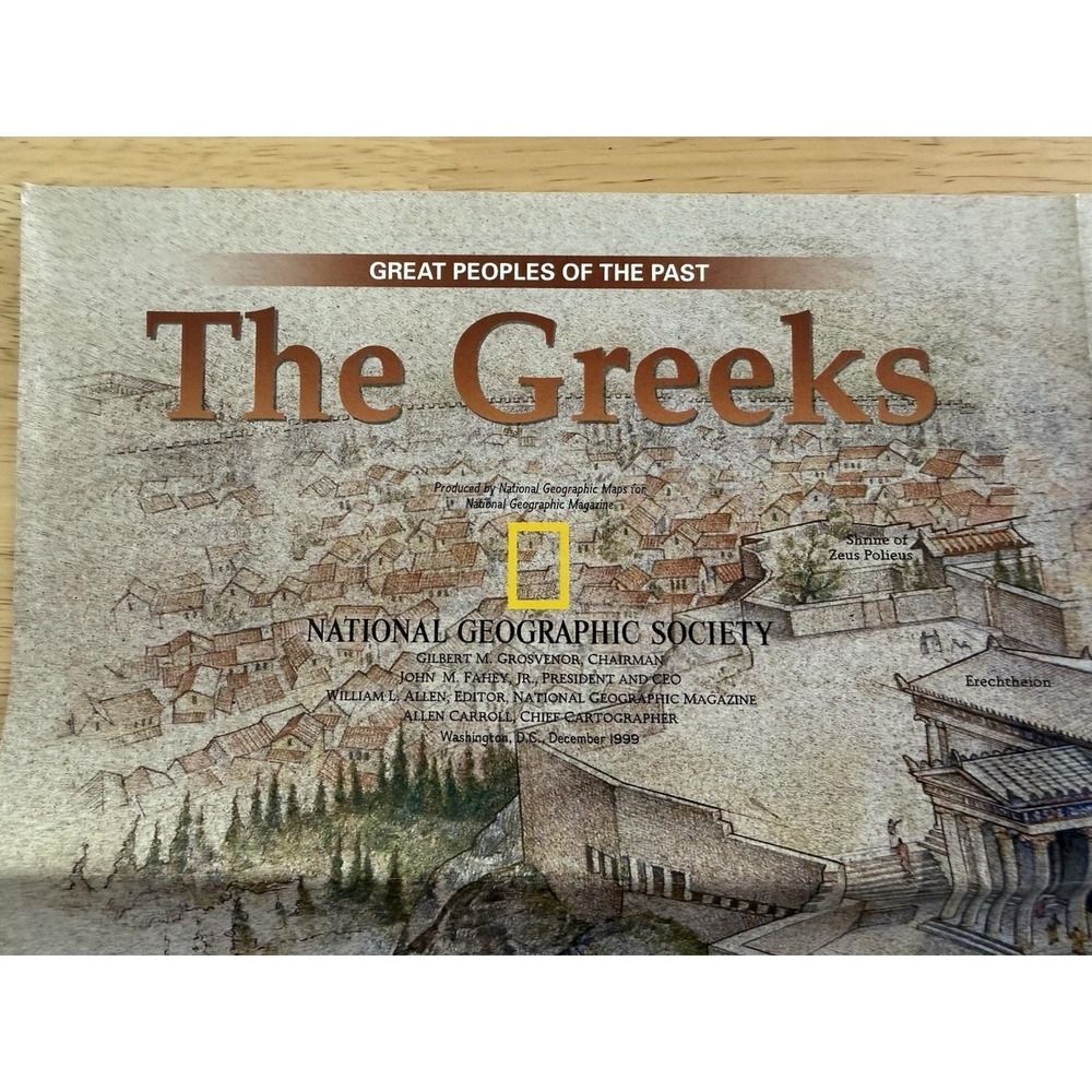 The Greeks‎ Great Peoples of the Past National Geographic Society Greek VTG 1999